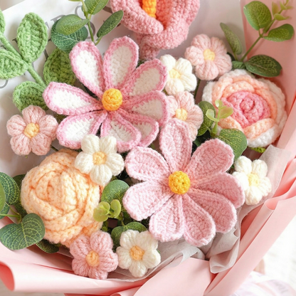 Hand Crocheted Flowers (Mixed)