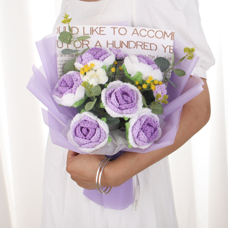 Hand Crocheted Flowers (Mixed)