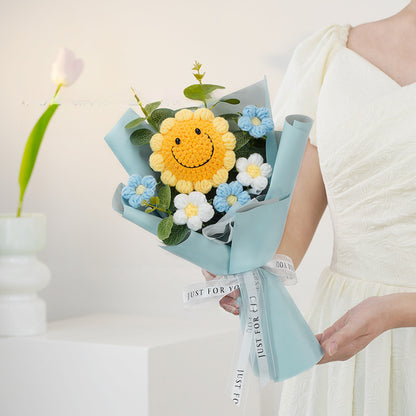 Hand Crocheted Flowers (Smile)