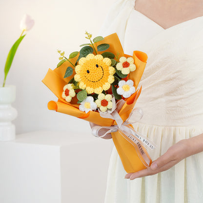 Hand Crocheted Flowers (Smile)