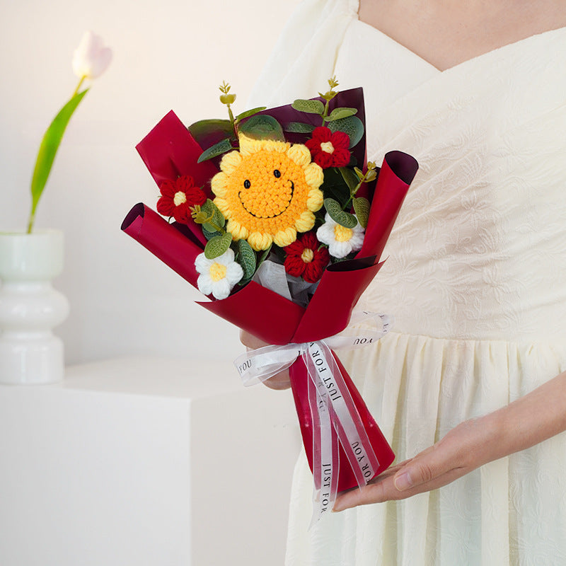 Hand Crocheted Flowers (Smile)